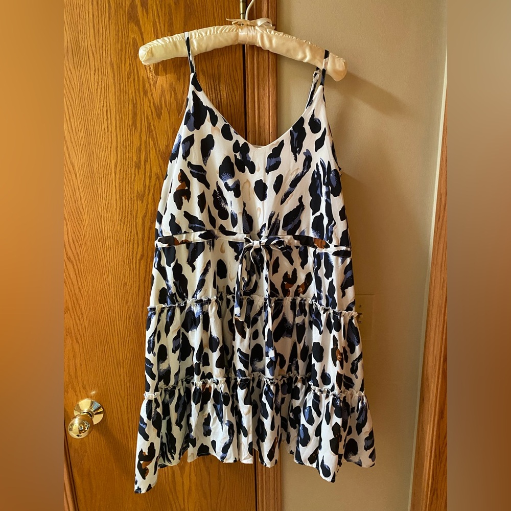 Women’s Stylish Leopard Print Mini Dress